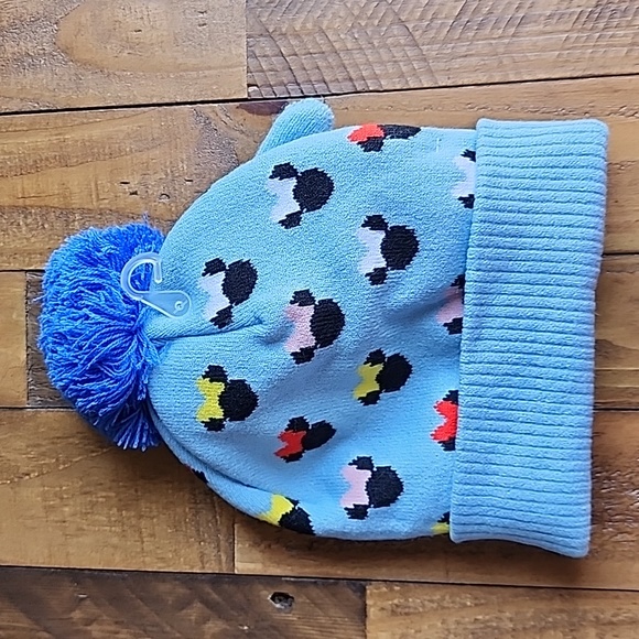 Minnie Mouse Licensed Toddler Knit Beanie Hat & Mitten Set - Picture 6 of 10